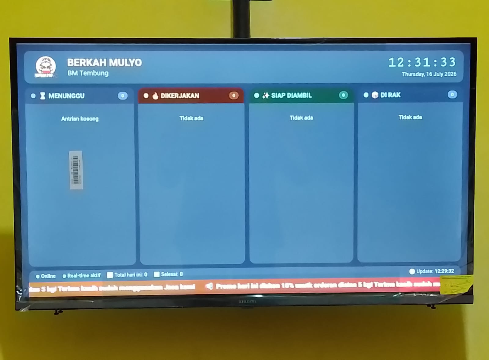 Proses Cepat & Teratur